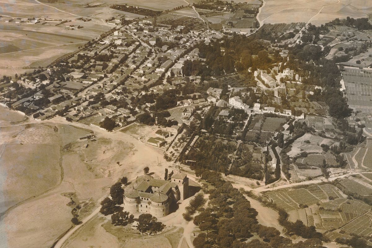 Vista aerea de Villaviciosa de Odon